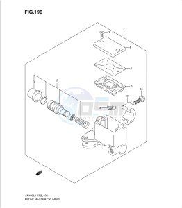 AN400Z drawing FRONT MASTER CYLINDER (AN400ZAL1 E19)