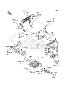 KVF750 4x4 KVF750LCF EU GB drawing Guard(s)