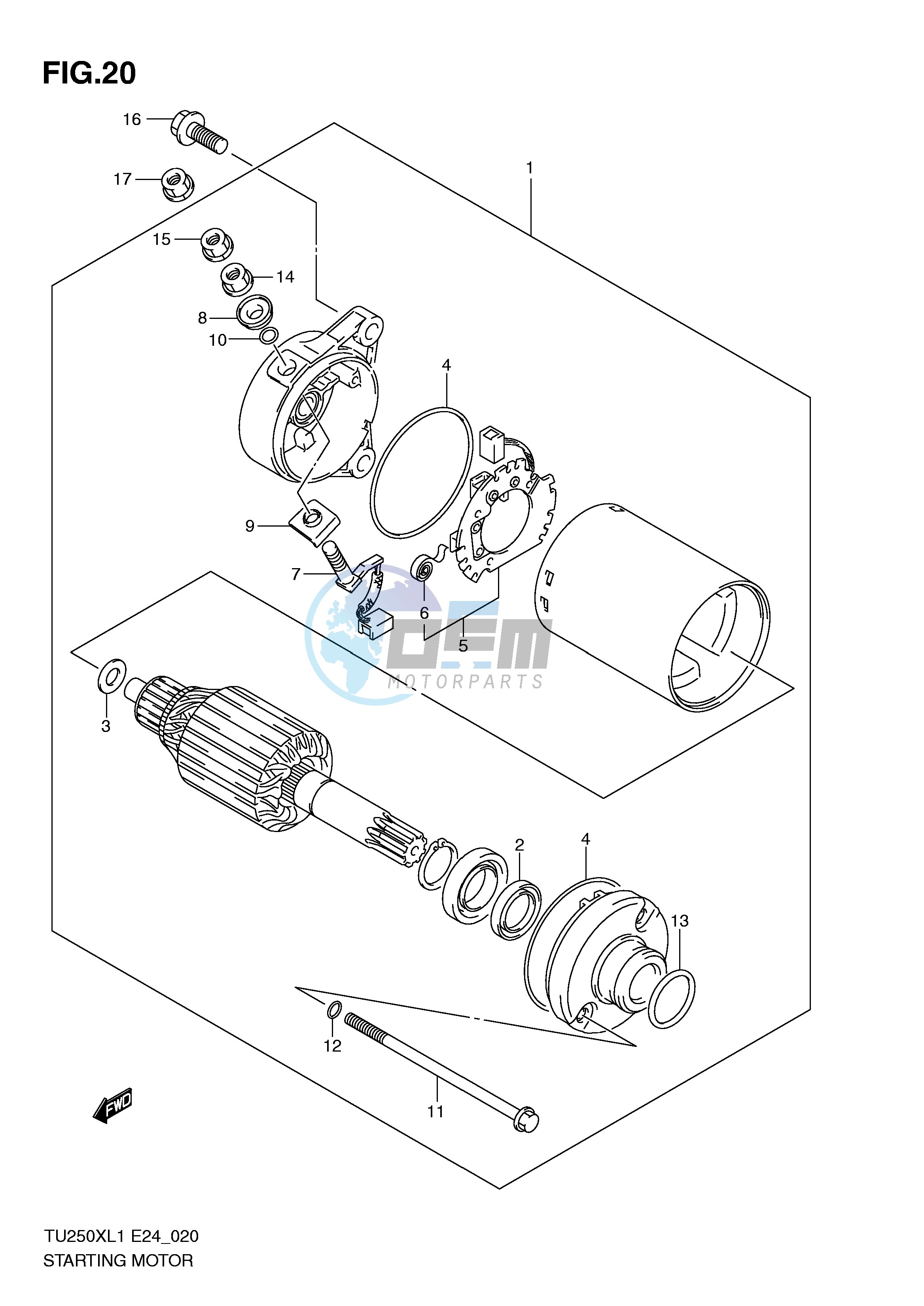 STARTING MOTOR