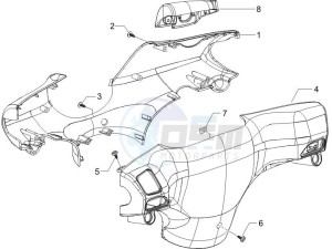 ZIP 50 4T 25 KMH NOABS E4 25kmh (EMEA) drawing Handlebars coverages