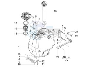 Runner 200 VXR 4t Race e3 drawing Fuel Tank