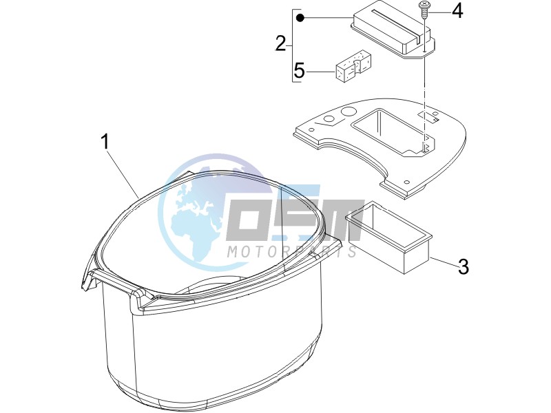 Helmet housing - Undersaddle