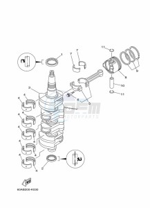 F50DETL drawing CRANKSHAFT--PISTON