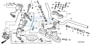 CB1000R9 Europe Direct - (ED) drawing HANDLE PIPE/TOP BRIDGE