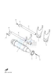 VMX17 VMAX17 1700 (2CE9 2CEA 2CEB) drawing SHIFT CAM & FORK