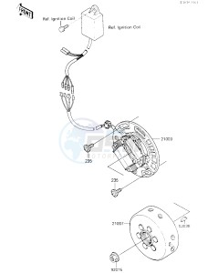 KX 500 D [KX500] (D1) [KX500] drawing GENERATOR