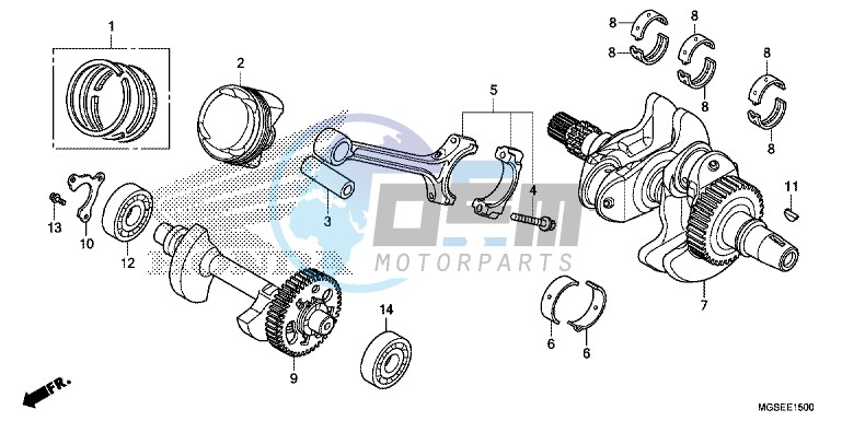 CRANKSHAFT/ PI STON