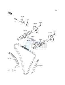 EN 500 A [VULCAN 500] (A6-A7) [VULCAN 500] drawing CAMSHAFT-- S- -_TENSIONER