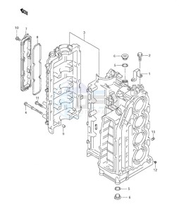 DF 90 drawing Cylinder Block