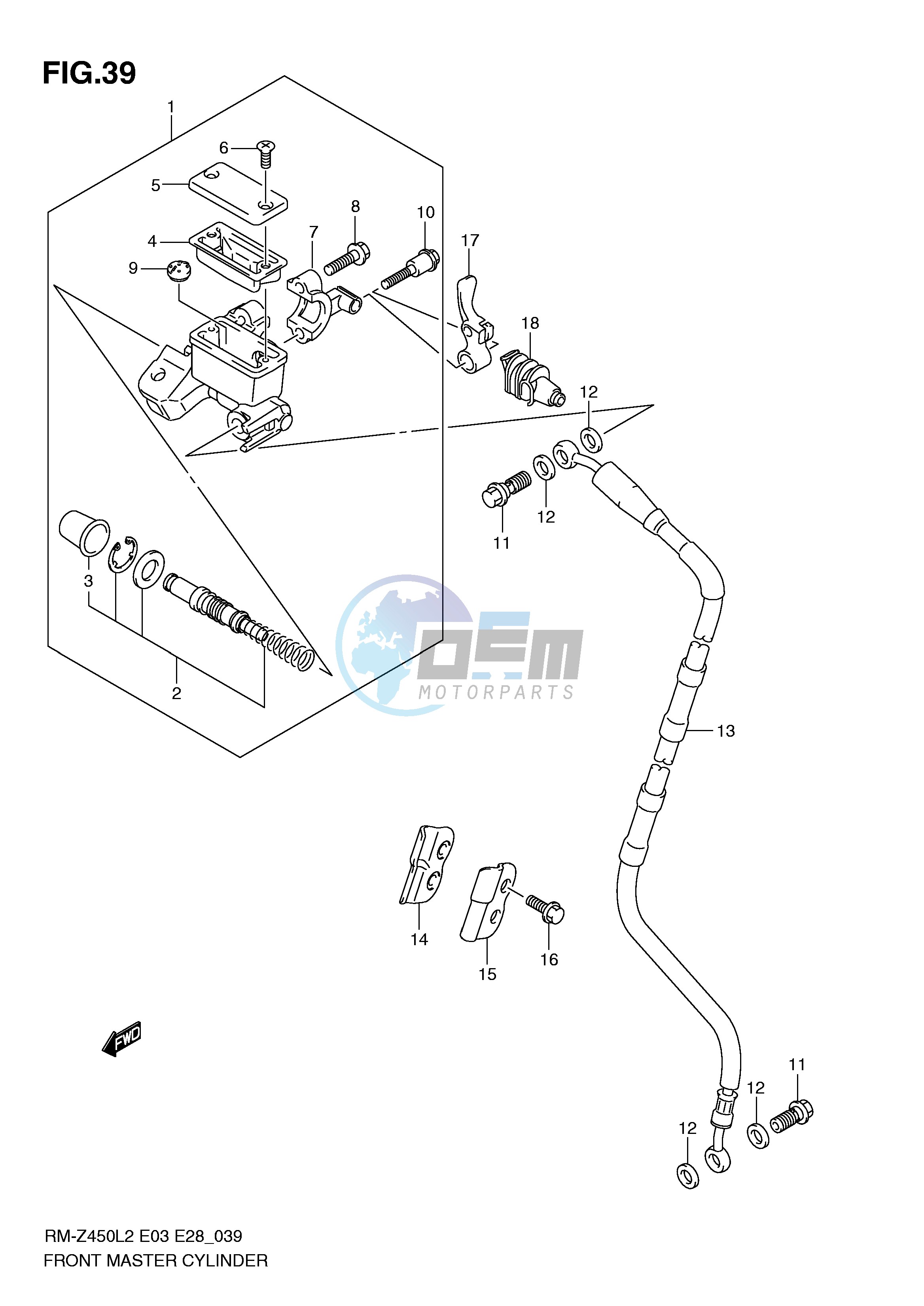 FRONT MASTER CYLINDER