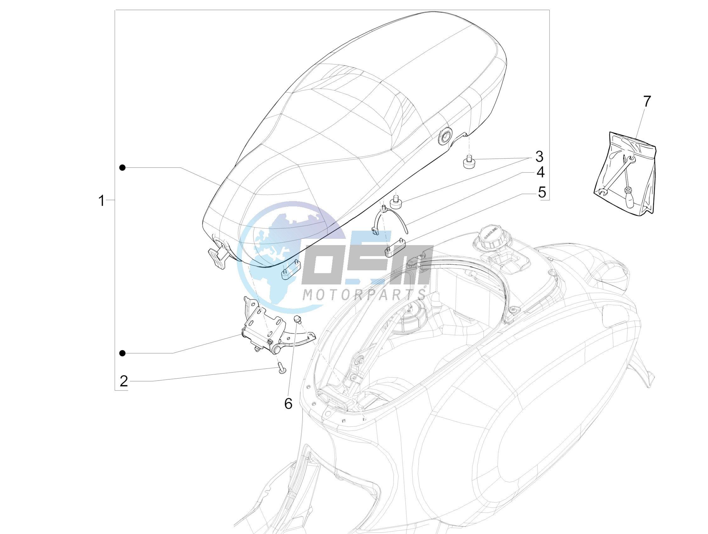 Saddle/seats