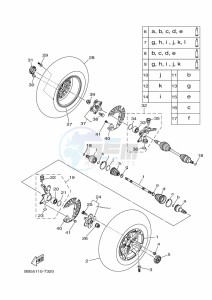 YFM450FWBD YFM45KPLK (BB5H) drawing FRONT WHEEL