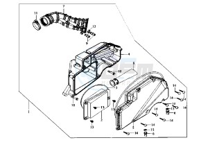 JOYRIDE - 125 cc drawing INTAKE