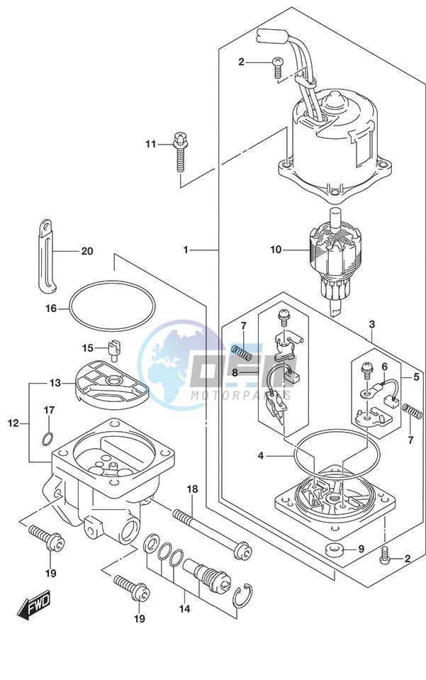 PTT Motor (DF 250S)