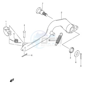 DR-Z400 (E3-E28) drawing REAR BRAKE