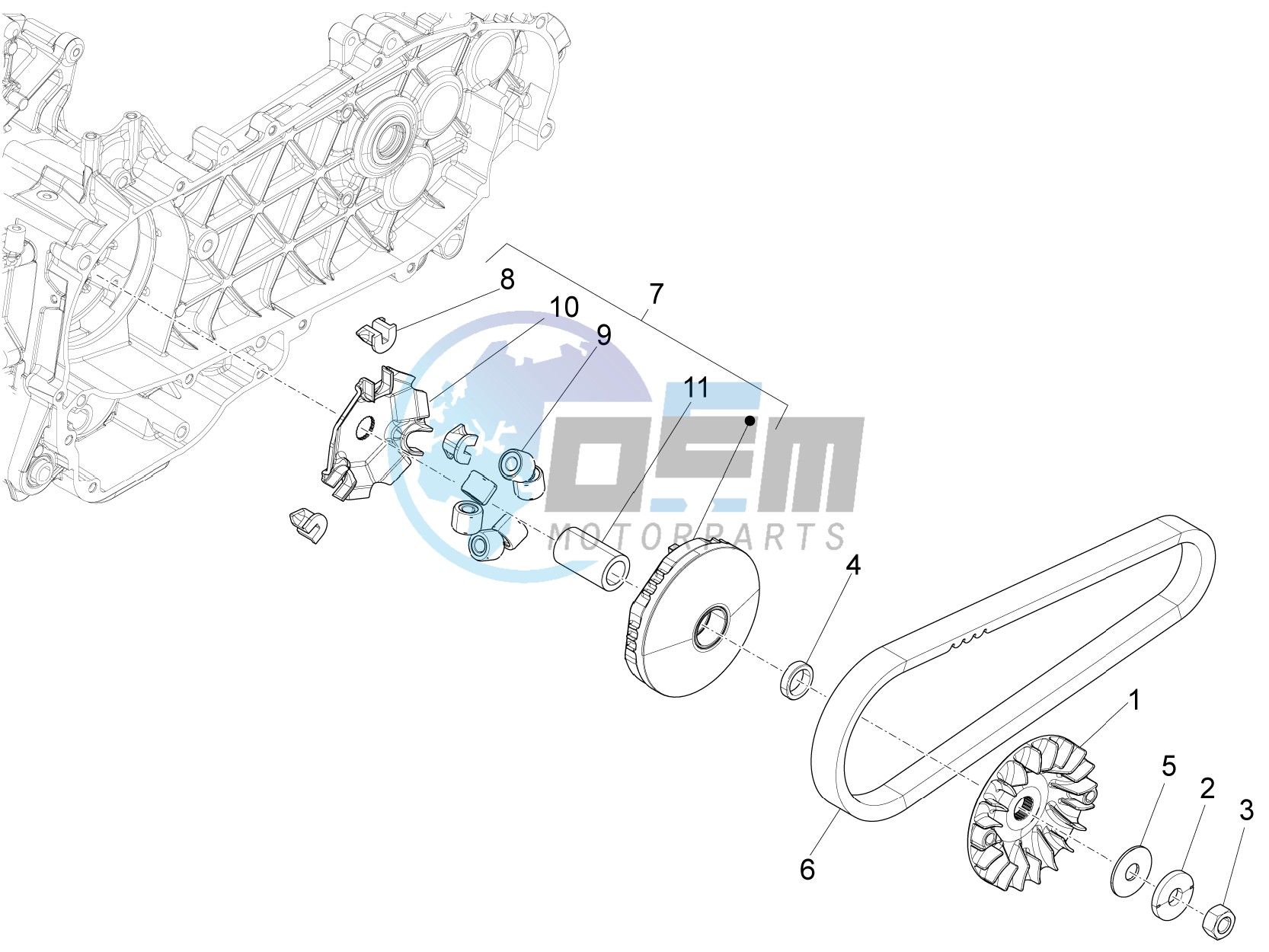 Driving pulley