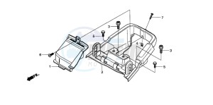 SH50 drawing BATTERY COVER