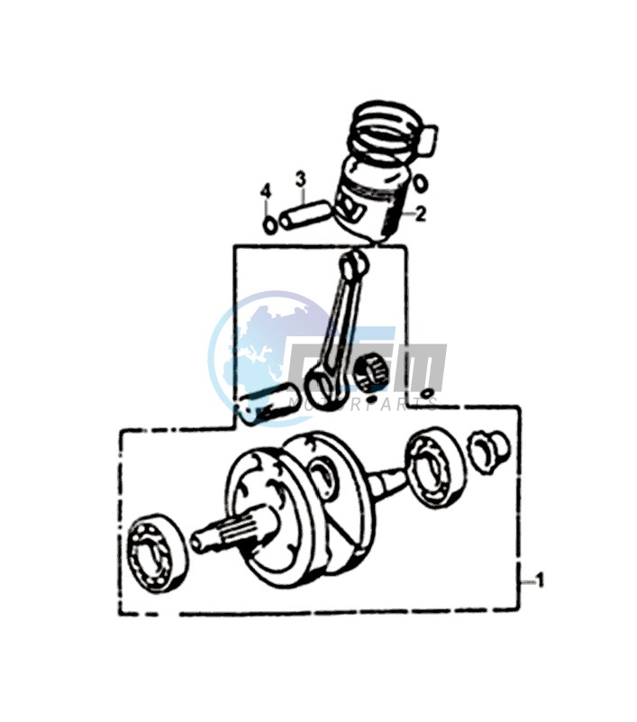 CRANKSHAFT / PISTON / PISTON SPRING