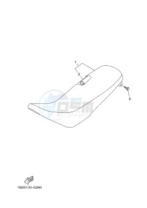 TT-R125 TT-R125LW (19CR) drawing SEAT