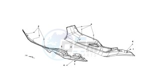 MAXSYM 400 EFI drawing COWLING L / R