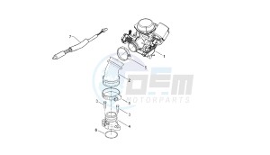 BOULEVARD - 100 CC 4T drawing CARBURETOR ASSY