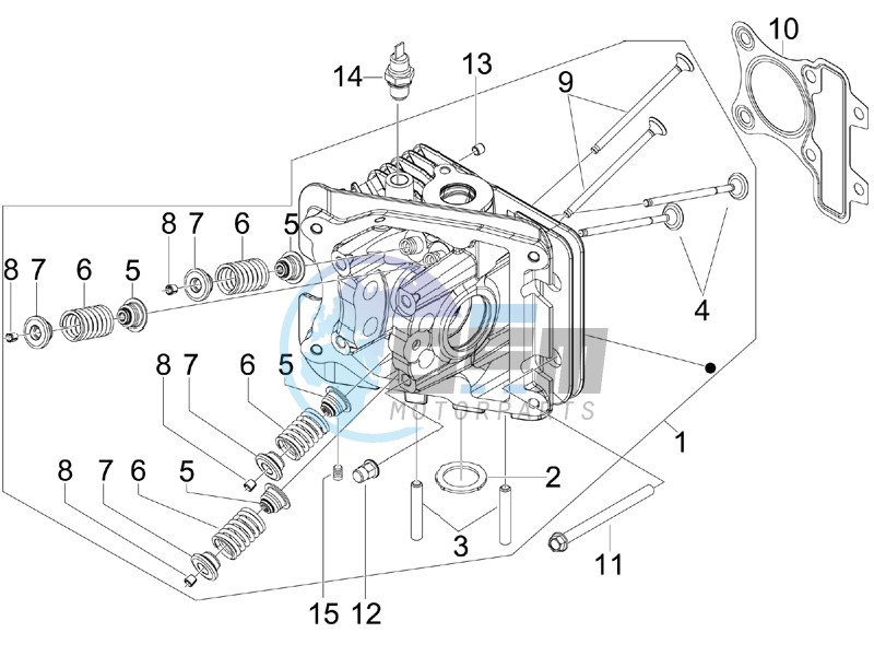 Cilinder head unit - Valve