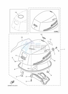 F15CEL drawing FAIRING-UPPER