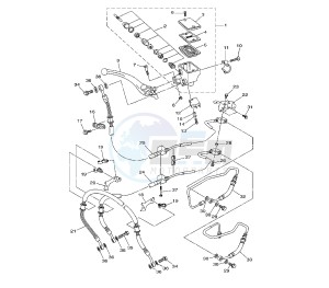 XJ6-S DIVERSION ABS 600 drawing FRONT MASTER CYLINDER