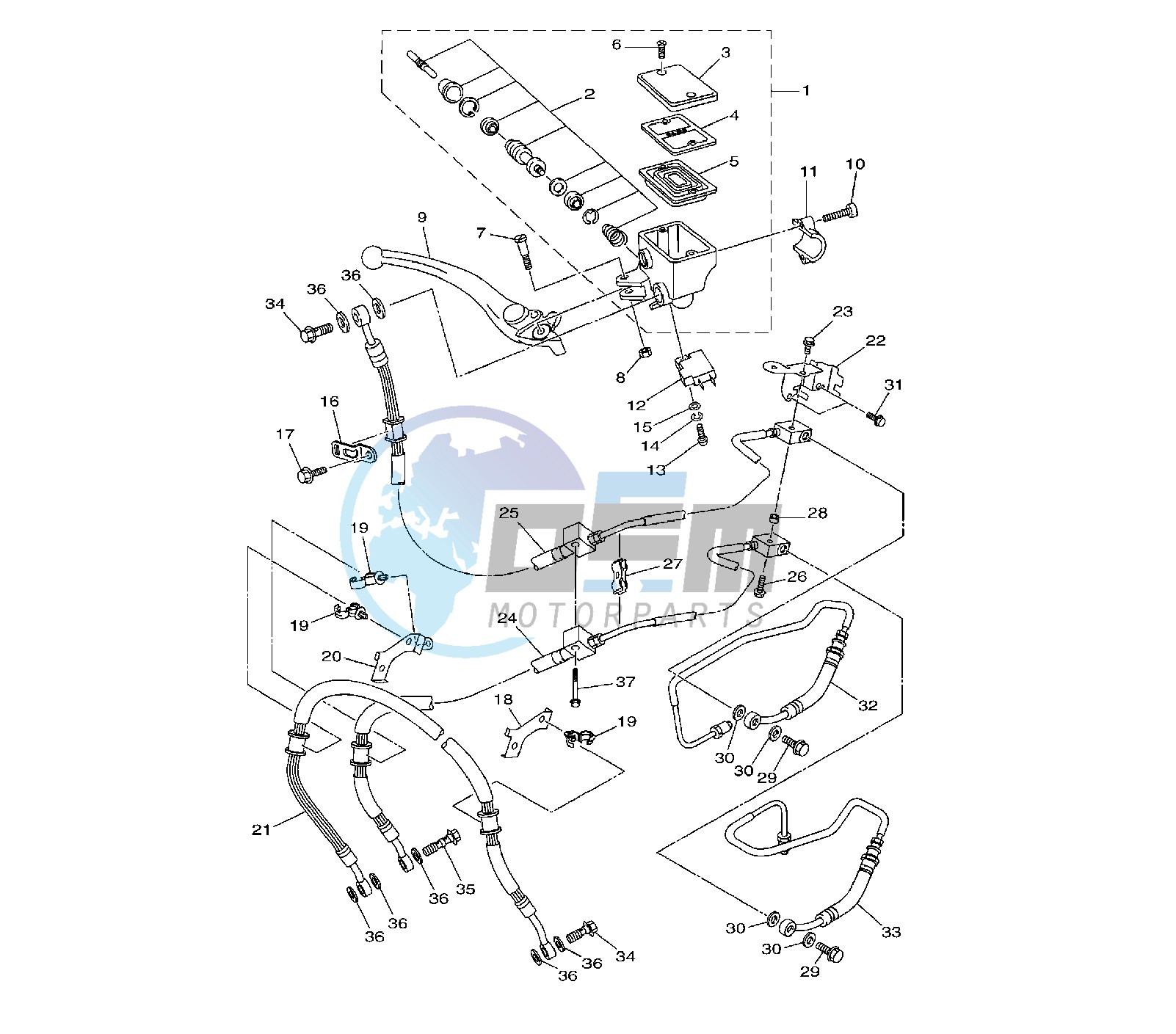 FRONT MASTER CYLINDER