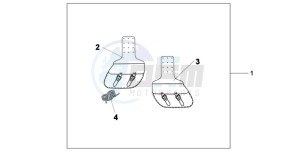 VT750C2F9 Australia - (U / KMH MME) drawing THROW OVER BAGS