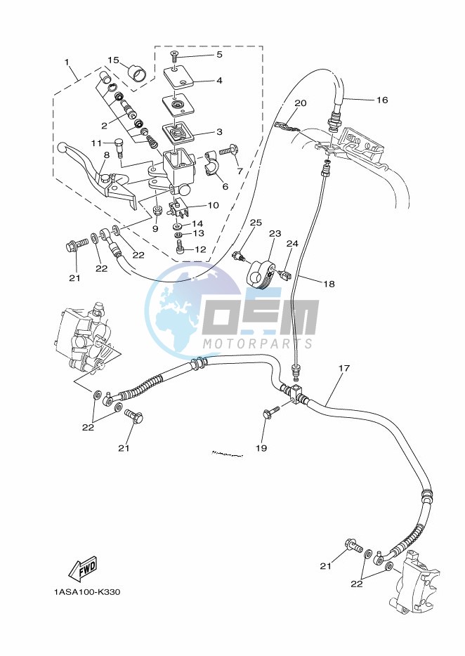 FRONT MASTER CYLINDER