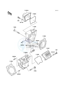 MULE 3010 4x4 KAF620-E5 EU drawing Cylinder Head