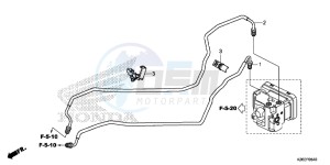 MSX125AH Europe Direct - (ED) drawing BRAKE PIPE