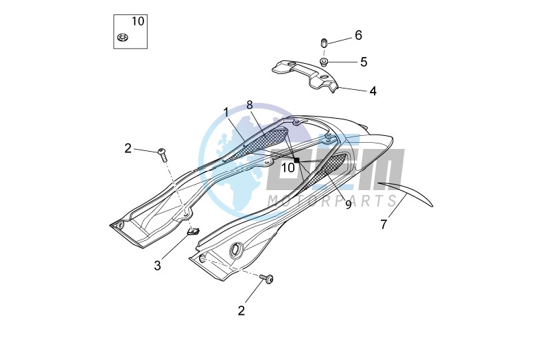 Rear body - Rear fairing