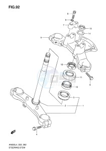 AN650Z ABS BURGMAN EXECUTIVE EU drawing STEERING STEM