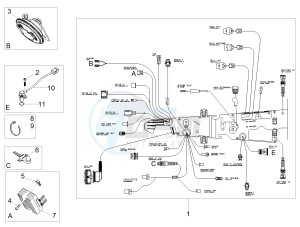 V7 III Special 750 e4 (APAC) drawing Front electrical system