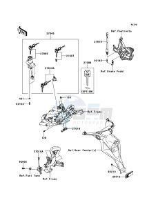 VERSYS KLE650A9F GB XX (EU ME A(FRICA) drawing Ignition Switch