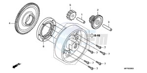 CB13009 BR / CO MME - (BR / CO MME) drawing STARTING CLUTCH