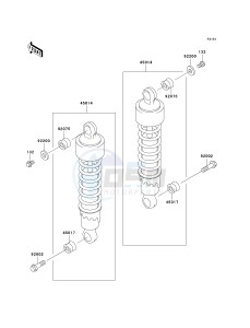 EN 500 C [VULCAN 500 LTD] (C6F-C9F) C7F drawing SUSPENSION_SHOCK ABSORBER