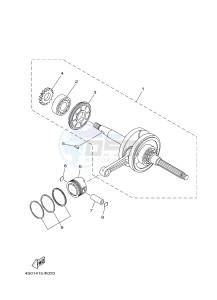 XC100E (1RS2) drawing CRANKSHAFT & PISTON