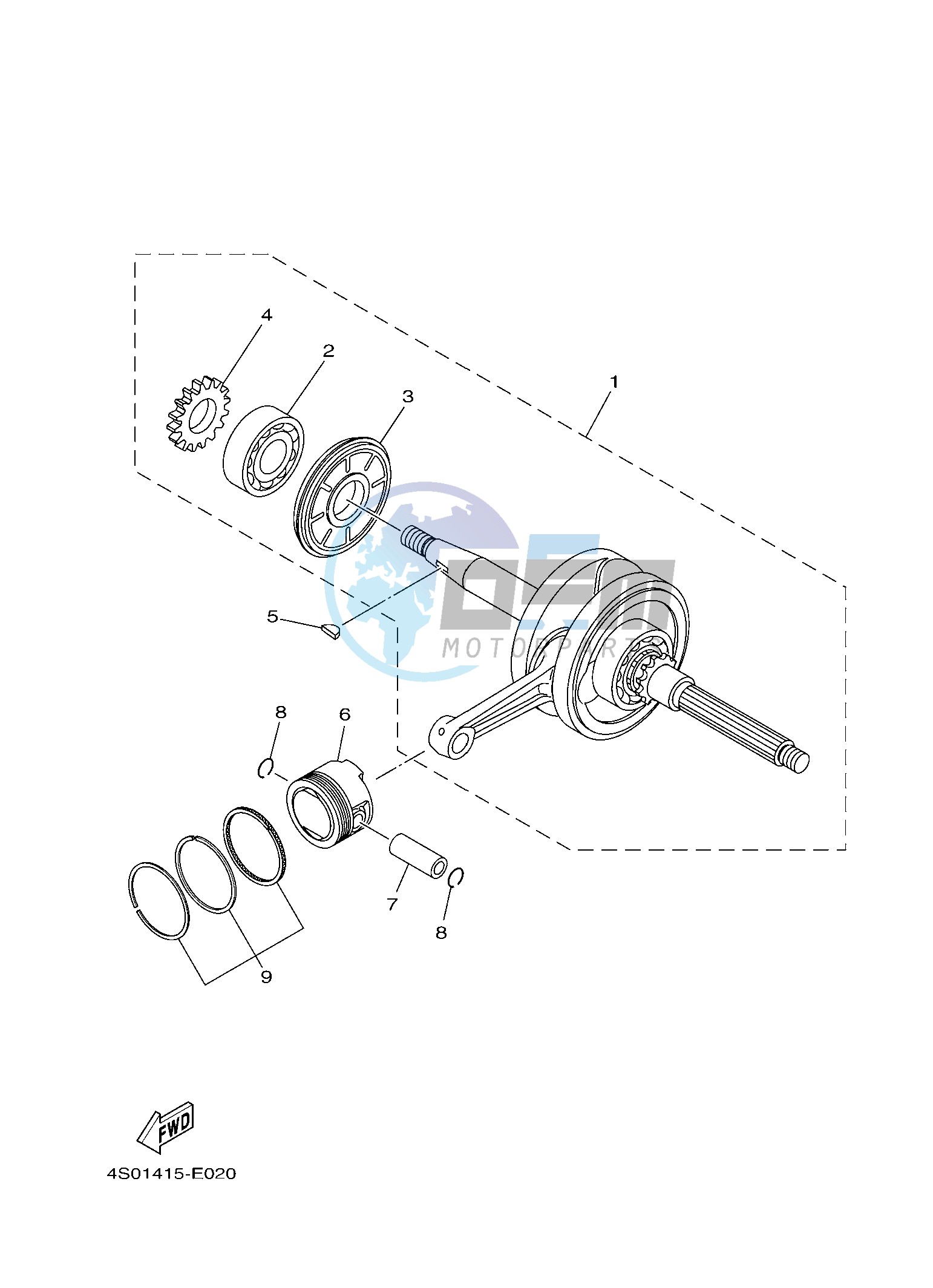 CRANKSHAFT & PISTON