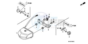 CBR600RR9 UK - (E / MK) drawing TAILLIGHT