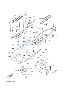 VP250 (5B2B 5B2B 5B2B 5B2B) drawing STAND & FOOTREST