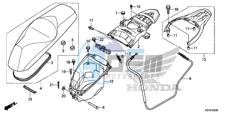 SEAT/LUGGAGE BOX