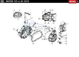 MRT-125-E4-AC-SM-WHITE drawing ENGINE COVERS