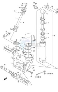 DF 200 drawing Trim Cylinder (Type: X)