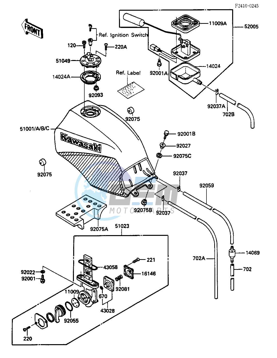 FUEL TANK -- ZX900-A1- -