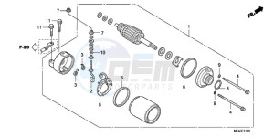 CBF10009 UK - (E / MKH) drawing STARTING MOTOR