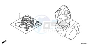 CRF100FD CRF100F Europe Direct - (ED) drawing GASKET KIT A