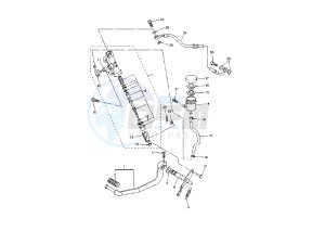 FZ6 600 drawing REAR MASTER CYLINDER